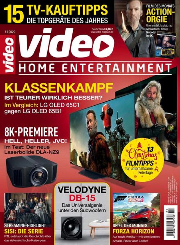 VIDEO HOMEVISION magazine side cover  January 2022