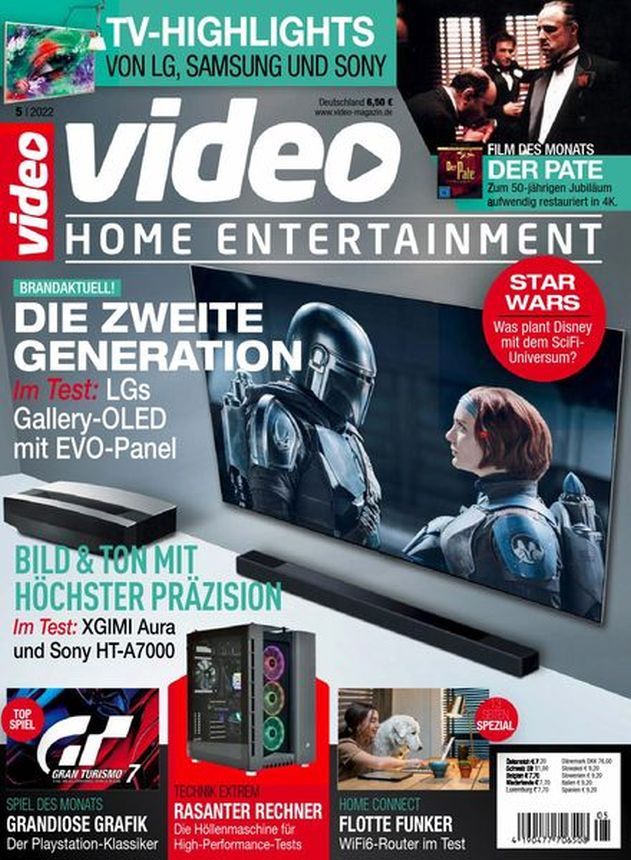 VIDEO HOMEVISION magazine side cover  May 2022
