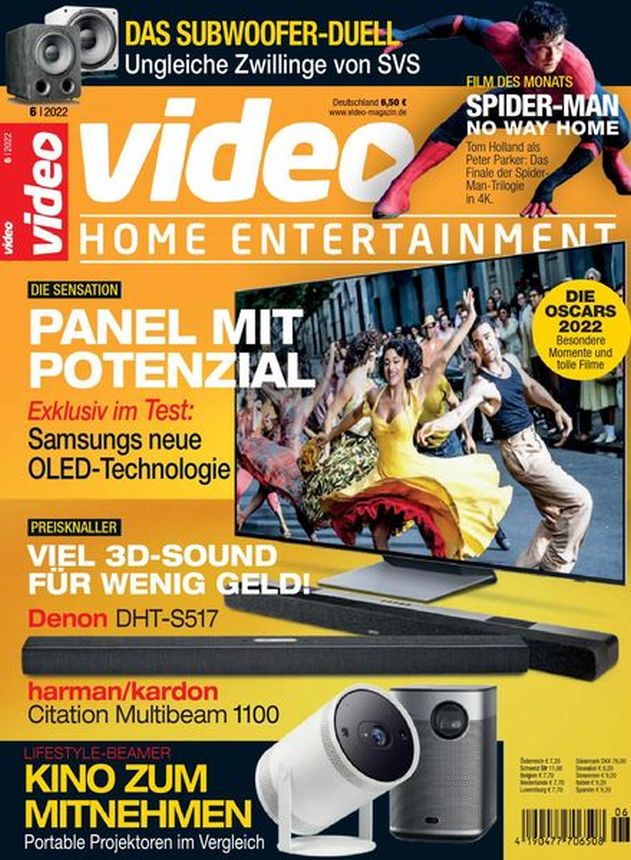 VIDEO HOMEVISION magazine side cover  June 2022