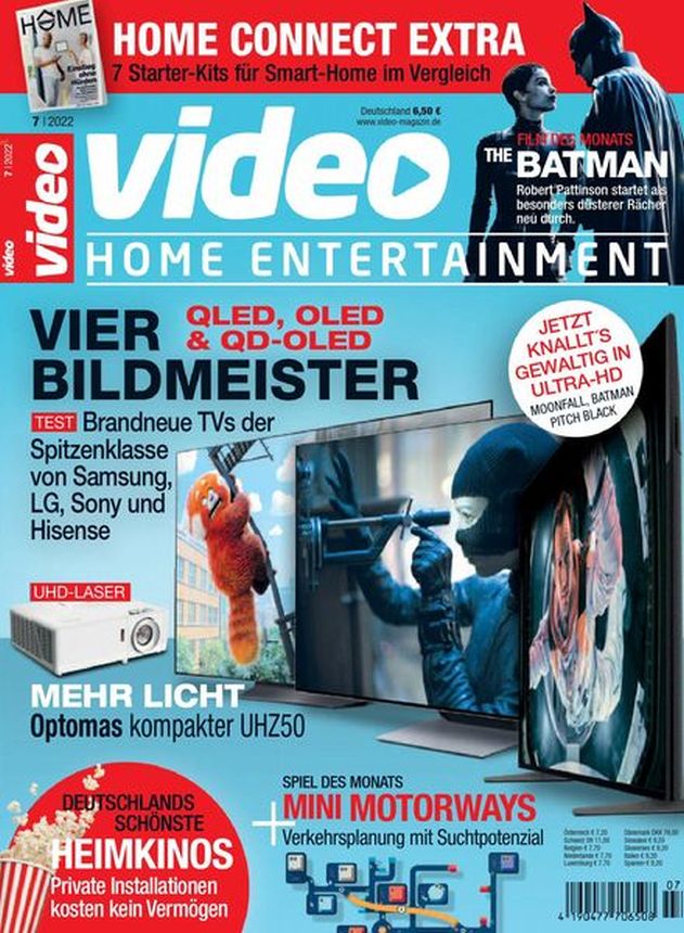 VIDEO HOMEVISION magazine side cover  July 2022
