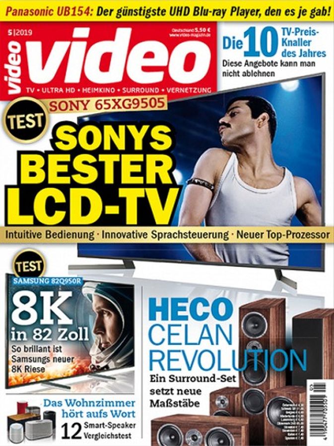 VIDEO HOMEVISION magazine side cover  May 2019