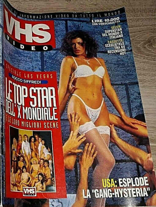VHS VIDEO magazine side cover Issue 1  April 1994