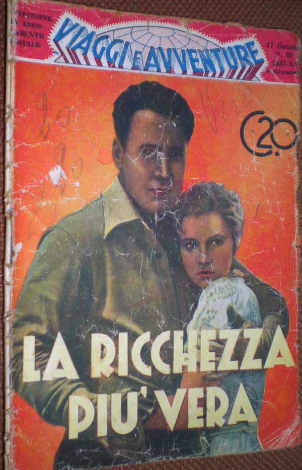 VIAGGI E AVVENTURE magazine side cover Issue 82 17 January 1937