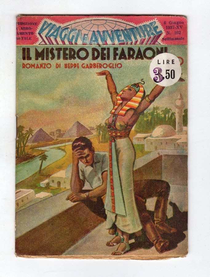 VIAGGI E AVVENTURE magazine side cover Issue 102 6 June 1937