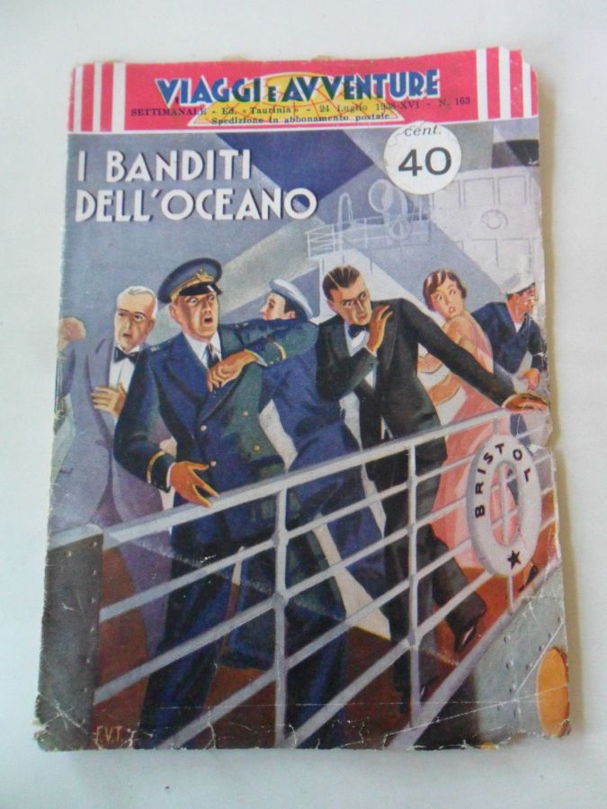 VIAGGI E AVVENTURE magazine side cover Issue 163 24 July 1938