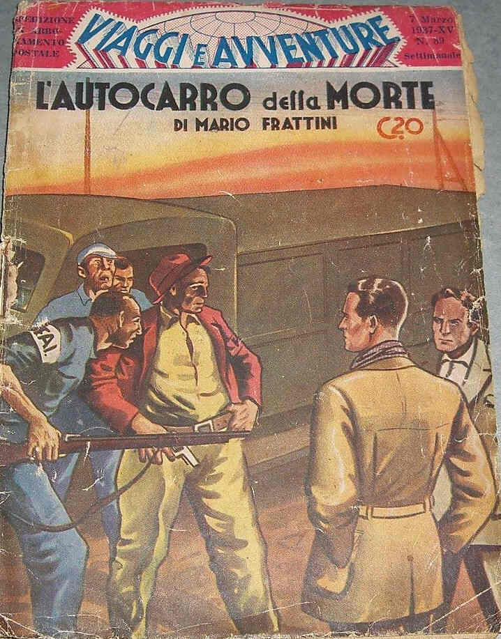 VIAGGI E AVVENTURE magazine side cover Issue 89 7 March 1937