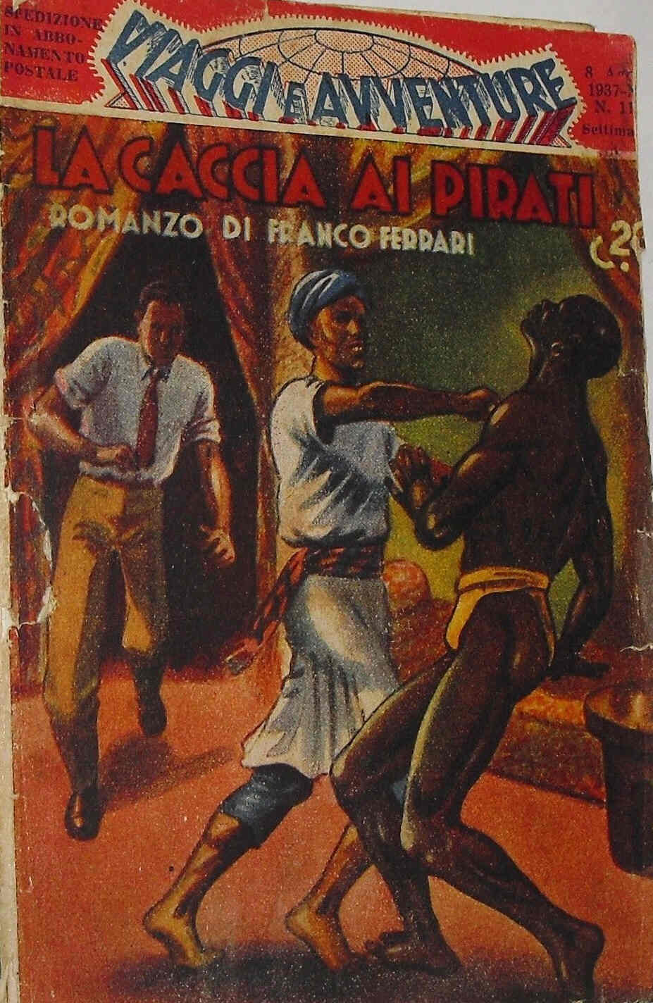 VIAGGI E AVVENTURE magazine side cover Issue 113 8 August 1937