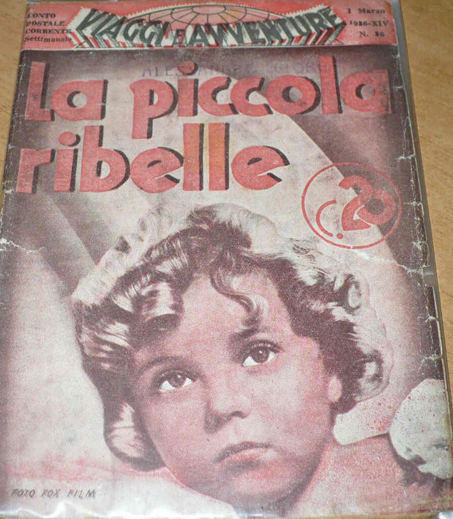 VIAGGI E AVVENTURE magazine side cover Issue 36 1 March 1936