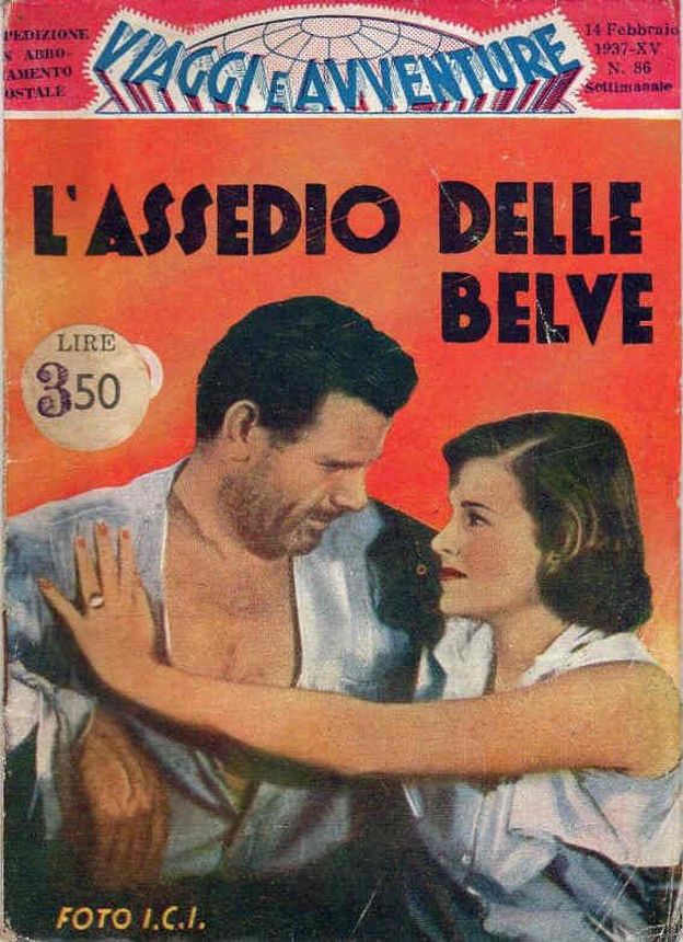 VIAGGI E AVVENTURE magazine side cover Issue 86 14 February 1937