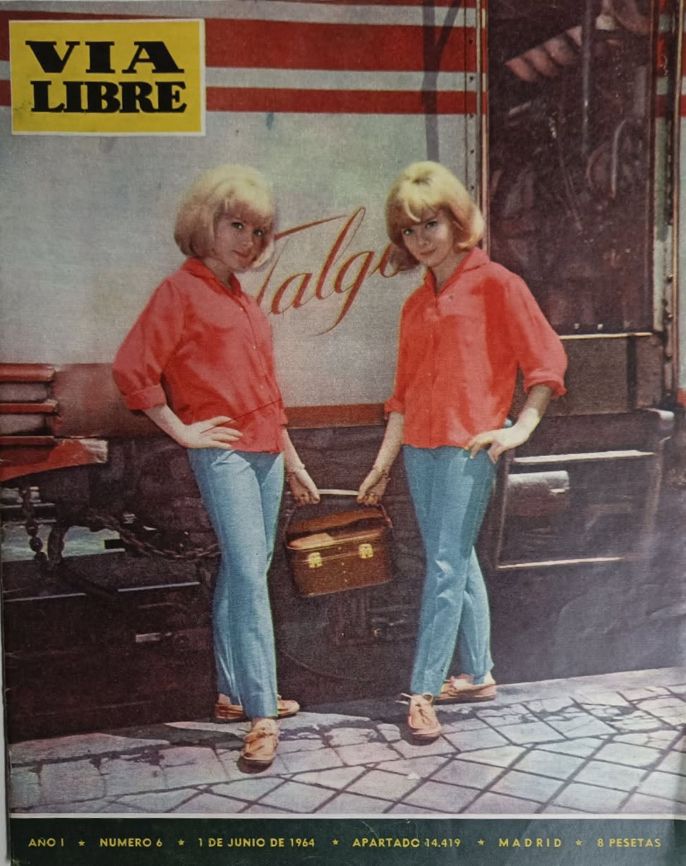 VIA LIBRE magazine side cover Issue 6  June 1964