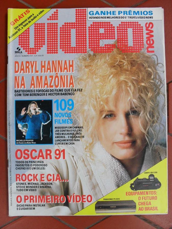 VIDEO NEWS (Br) magazine side cover Issue 101  1991