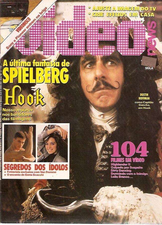 VIDEO NEWS (Br) magazine side cover Issue 114  1992