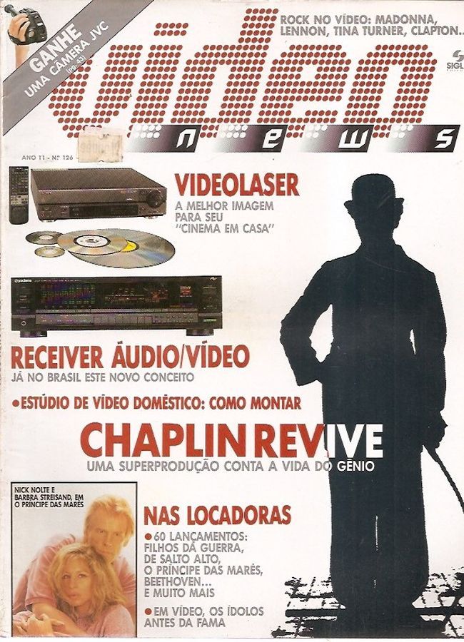 VIDEO NEWS (Br) magazine side cover Issue 126  1993