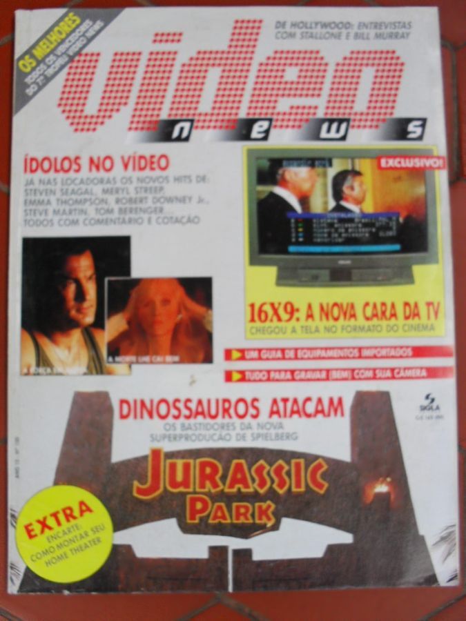 VIDEO NEWS (Br) magazine side cover Issue 130  1993