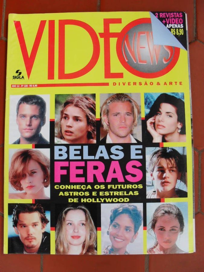 VIDEO NEWS (Br) magazine side cover Issue 155  1995