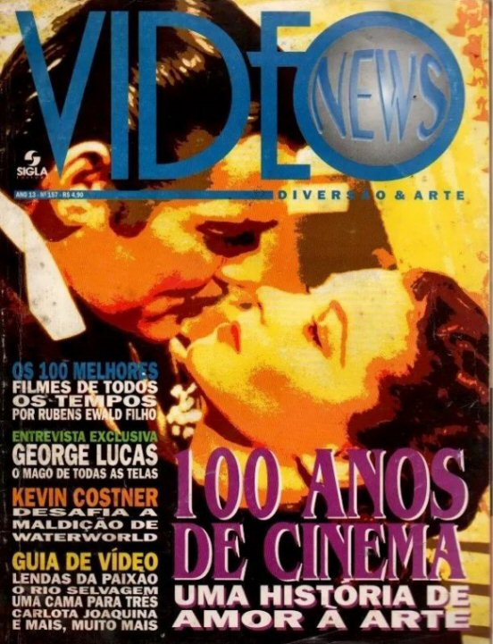 VIDEO NEWS (Br) magazine side cover Issue 157  1995