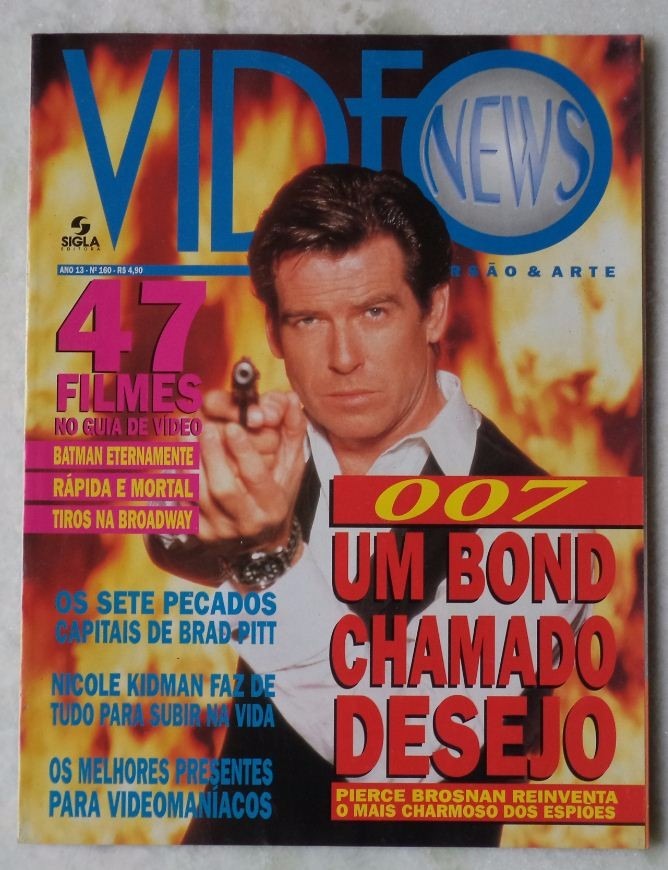 VIDEO NEWS (Br) magazine side cover Issue 160  1995