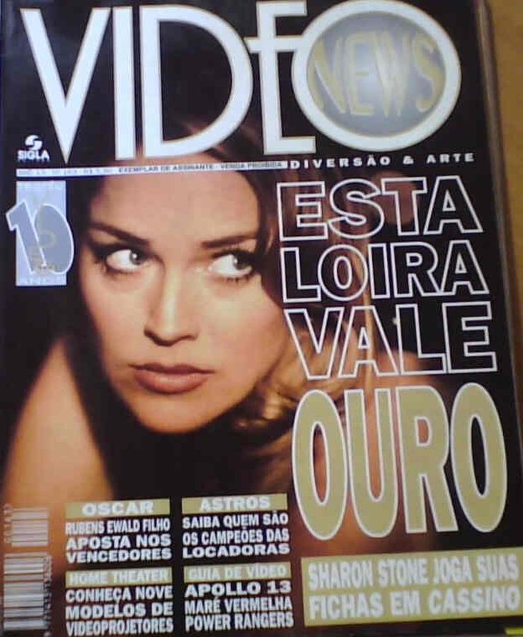 VIDEO NEWS (Br) magazine side cover Issue 163  1996
