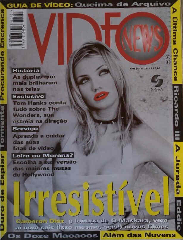VIDEO NEWS (Br) magazine side cover Issue 171  1996