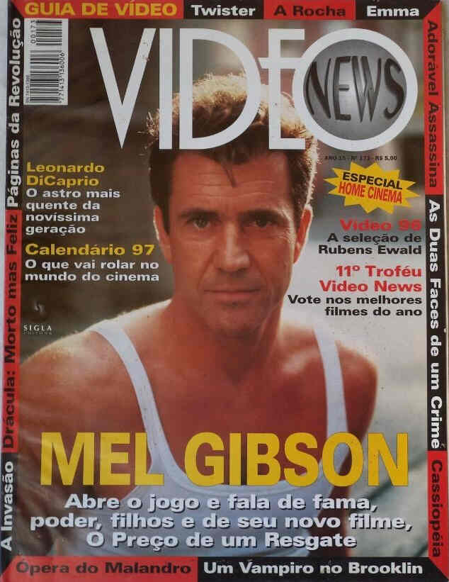 VIDEO NEWS (Br) magazine side cover Issue 173  1996