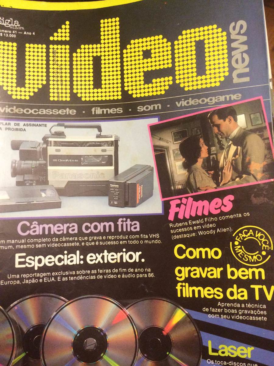 VIDEO NEWS (Br) magazine side cover Issue 41  1985