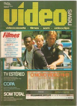 VIDEO NEWS (Br) magazine side cover Issue 45  1985