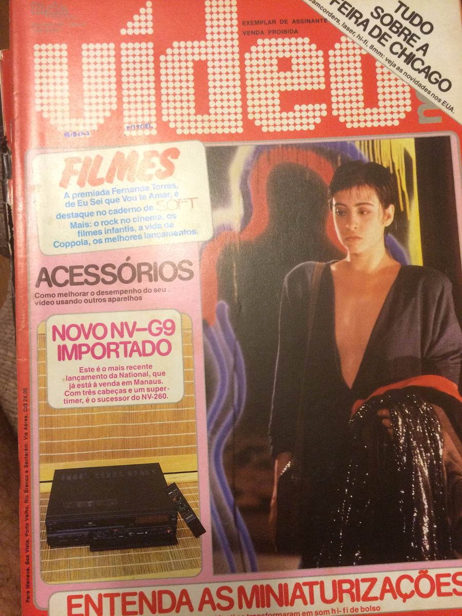 VIDEO NEWS (Br) magazine side cover Issue 48  1986