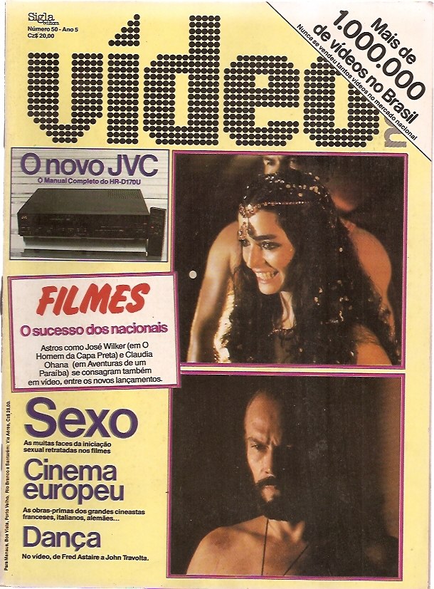 VIDEO NEWS (Br) magazine side cover Issue 50  1986