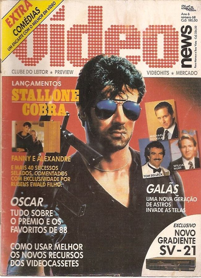 VIDEO NEWS (Br) magazine side cover Issue 68  1987