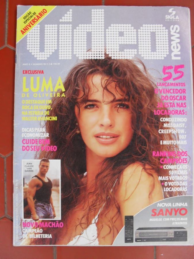 VIDEO NEWS (Br) magazine side cover Issue 93  1990