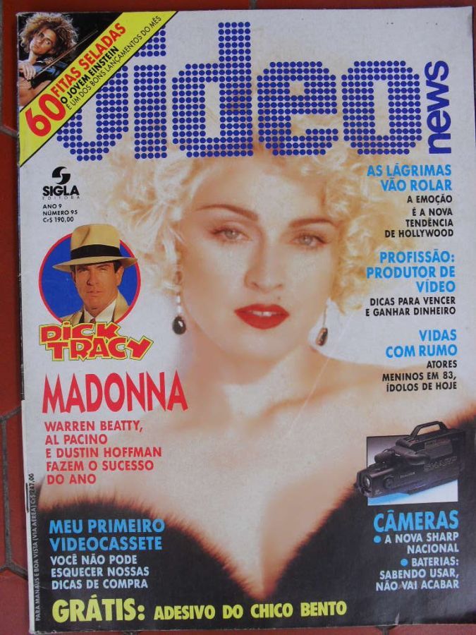 VIDEO NEWS (Br) magazine side cover Issue 95  1990