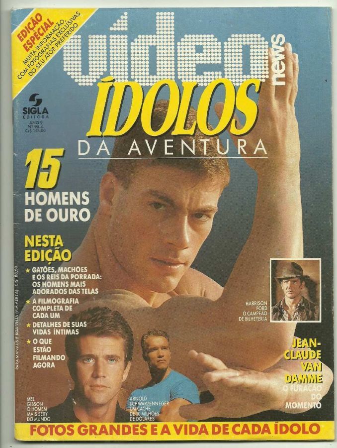VIDEO NEWS (Br) magazine side cover Issue 95A  Special  1990