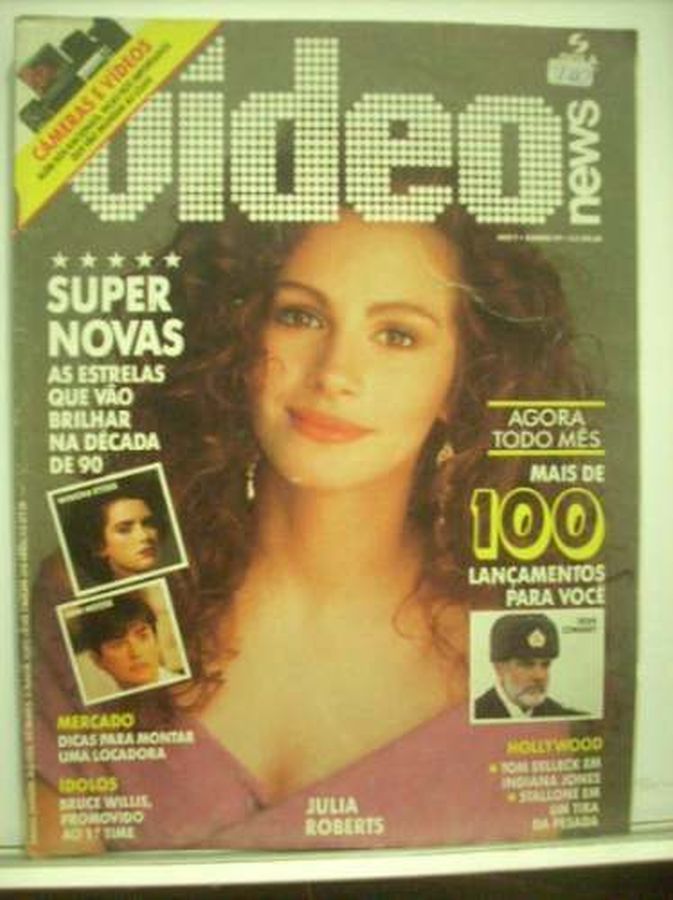 VIDEO NEWS (Br) magazine side cover Issue 99  1990