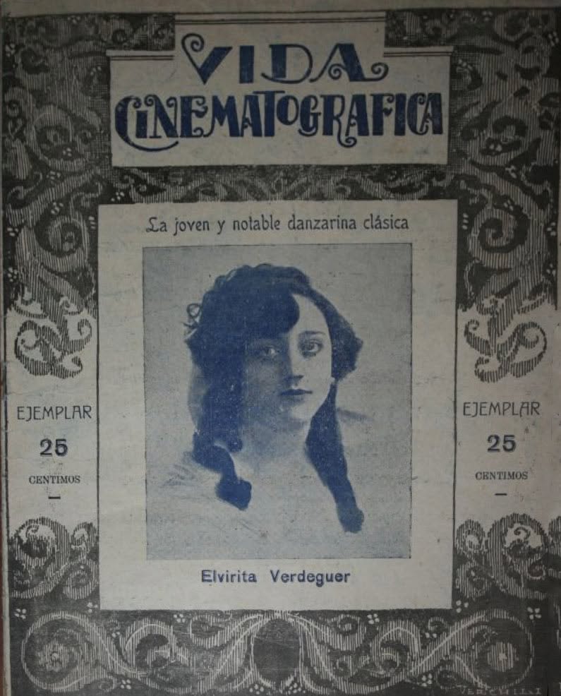 VIDA CINEMATOGRAFICA magazine side cover Issue 1 19 September 1925