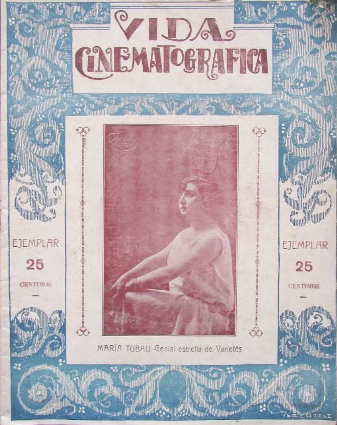 VIDA CINEMATOGRAFICA magazine side cover Issue 2 3 October 1925