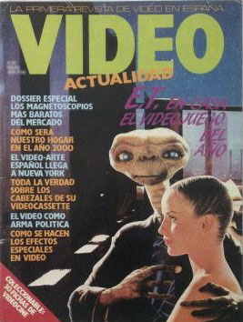 VIDEO ACTUALIDAD magazine side cover Issue 20   1983