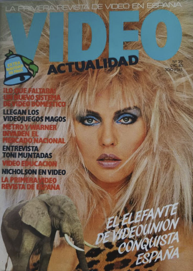 VIDEO ACTUALIDAD magazine side cover Issue 29   1983