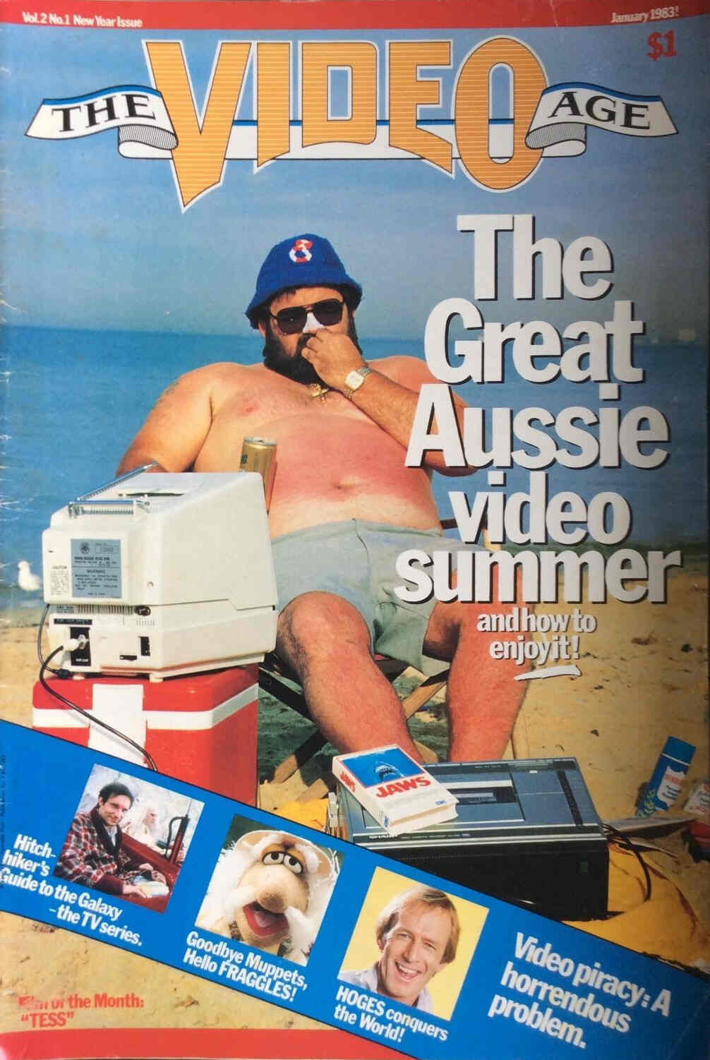 VIDEO AGE | THE magazine side cover January 1983