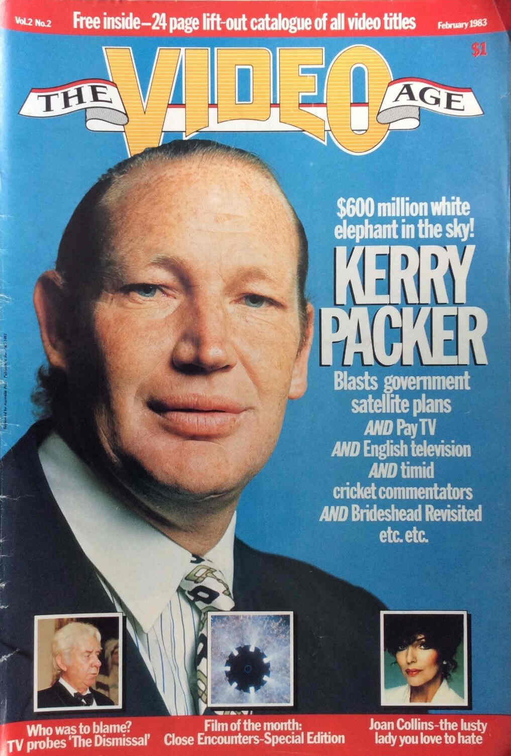VIDEO AGE | THE magazine side cover February 1983