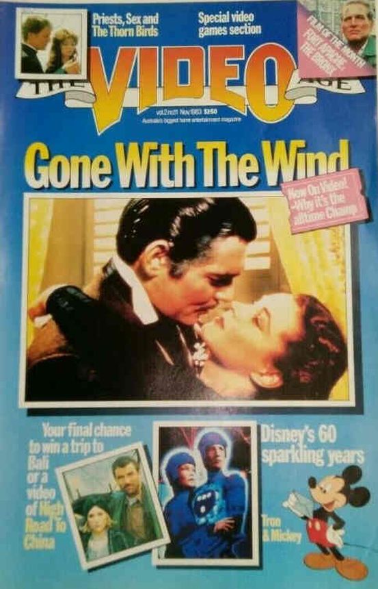 VIDEO AGE | THE magazine side cover  November 1983