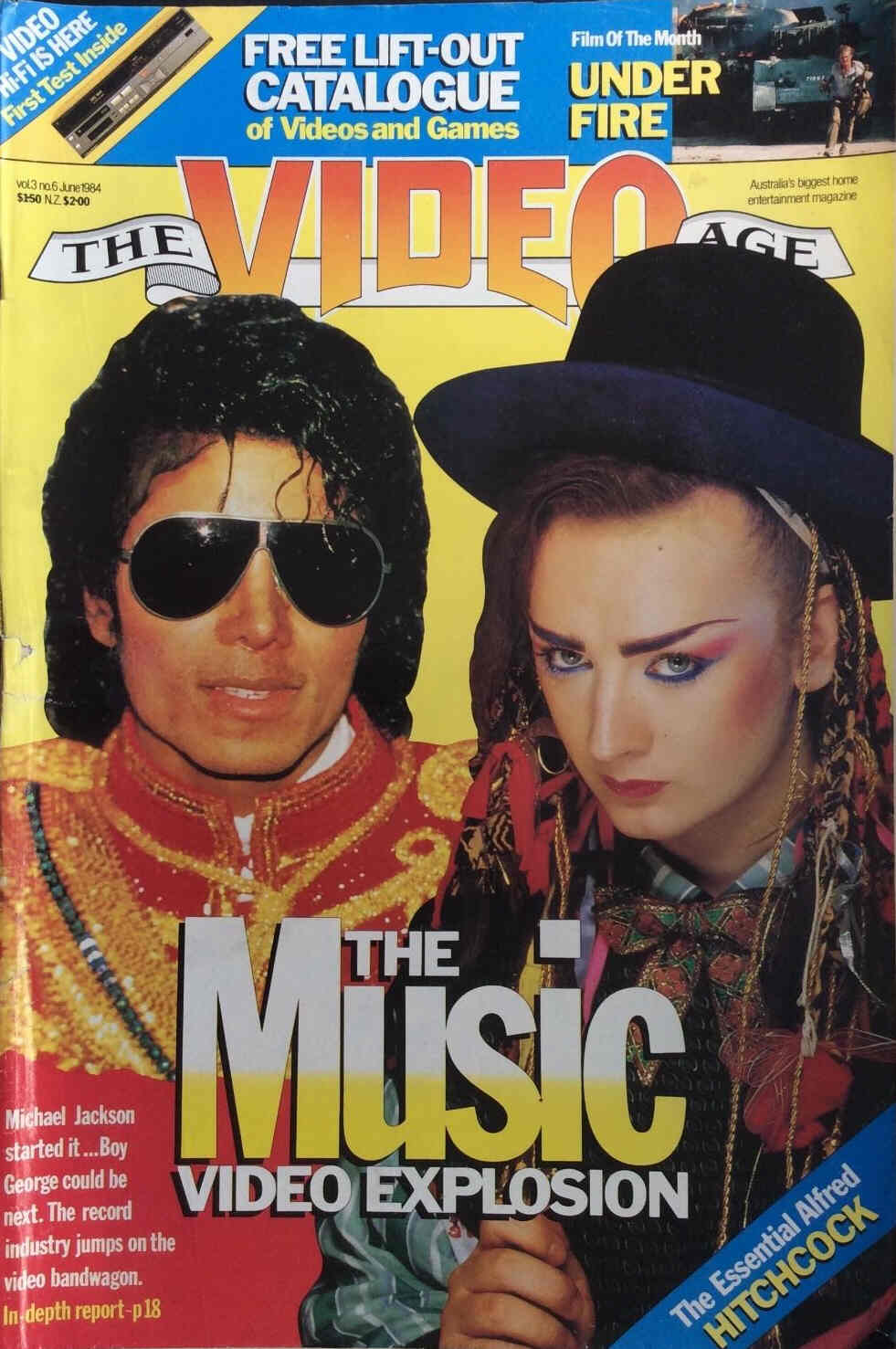 VIDEO AGE | THE magazine side cover June 1984