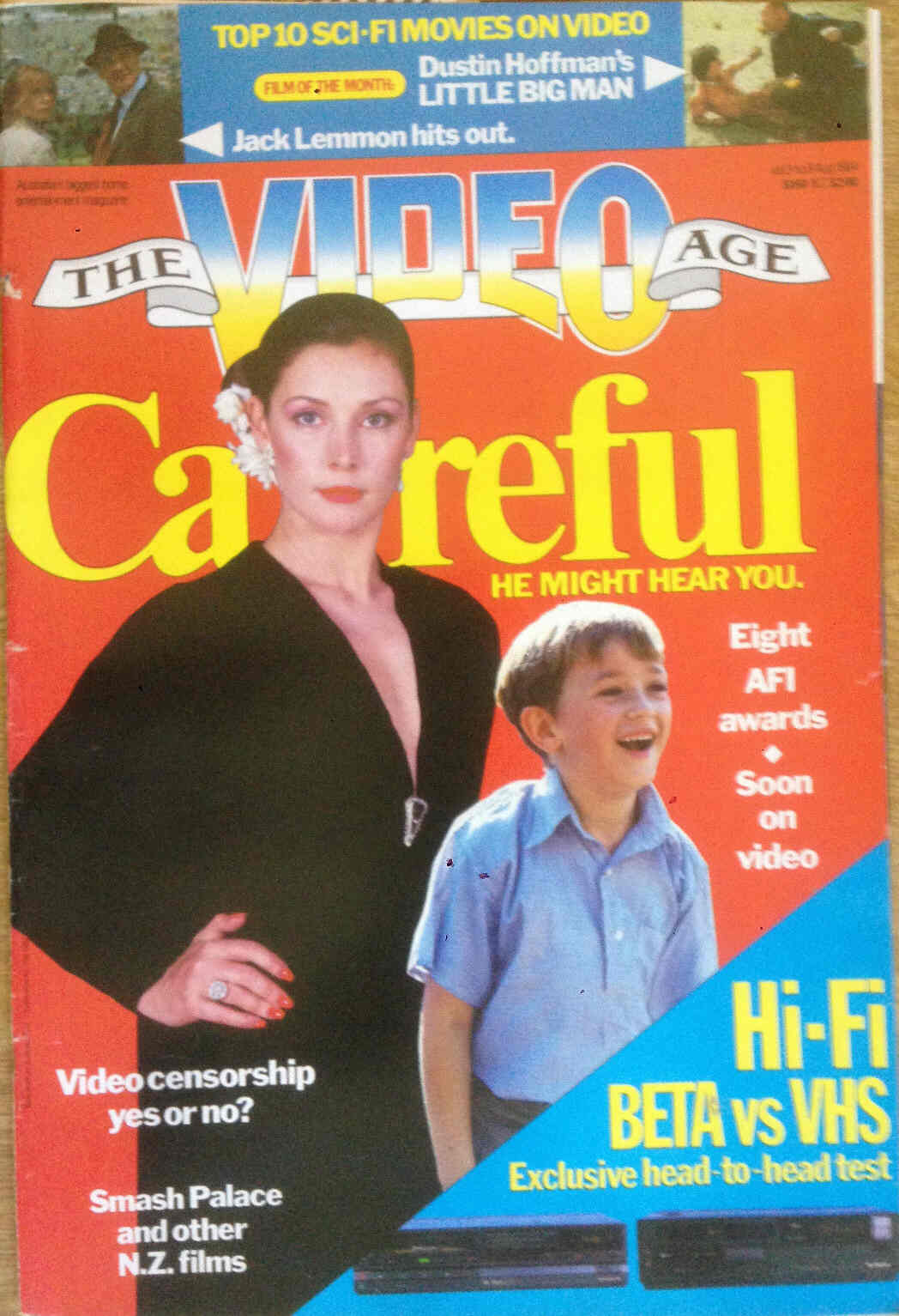 VIDEO AGE | THE magazine side cover August 1984