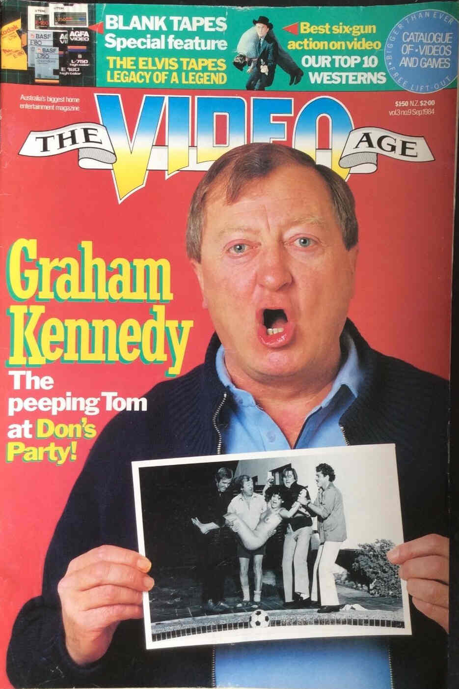 VIDEO AGE | THE magazine side cover September 1984