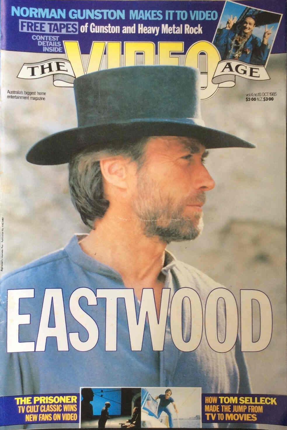 VIDEO AGE | THE magazine side cover October 1985