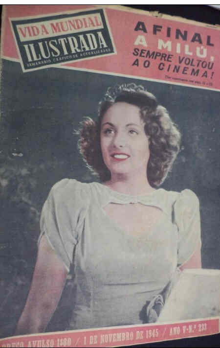 VIDA MUNDIAL ILUSTRADA magazine side cover Issue 233 1 November 1945