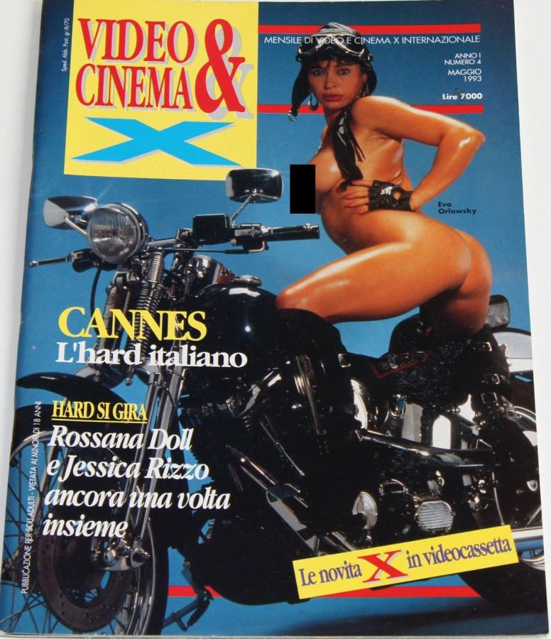 VIDEO AND CINEMA X magazine side cover Issue 4 May 1993