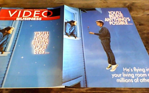 VIDEO BUSINESS (UK) magazine side cover  Vol 8 # 28 18 July 1988