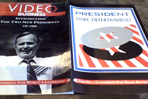VIDEO BUSINESS (UK) magazine side cover  Vol 9 # 5 30 January 1989