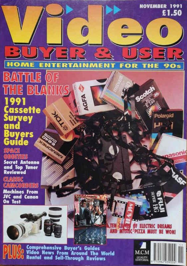 VIDEO BUYER AND USER magazine side cover Issue 4  November 1991
