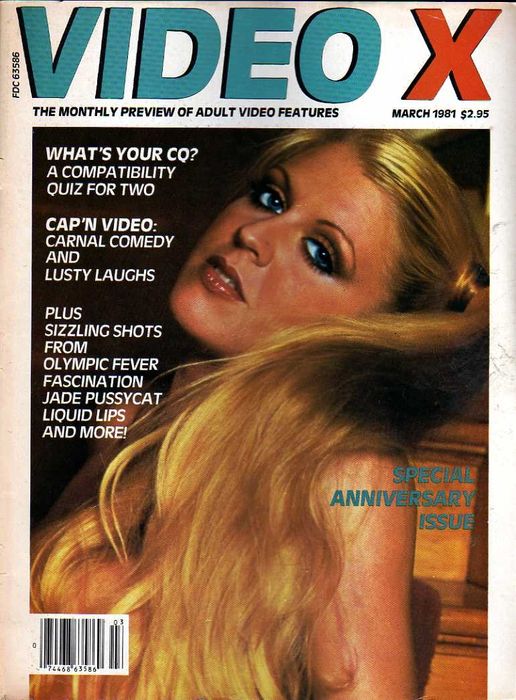 VIDEO-X magazine side cover March 1981